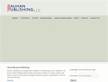 Tablet Screenshot of bauhanpublishing.com